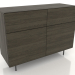 3d model Chest of drawers 3 1200 mm (ash walnut) - preview