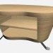 Modelo 3d Mesa de cabeceira de John - preview