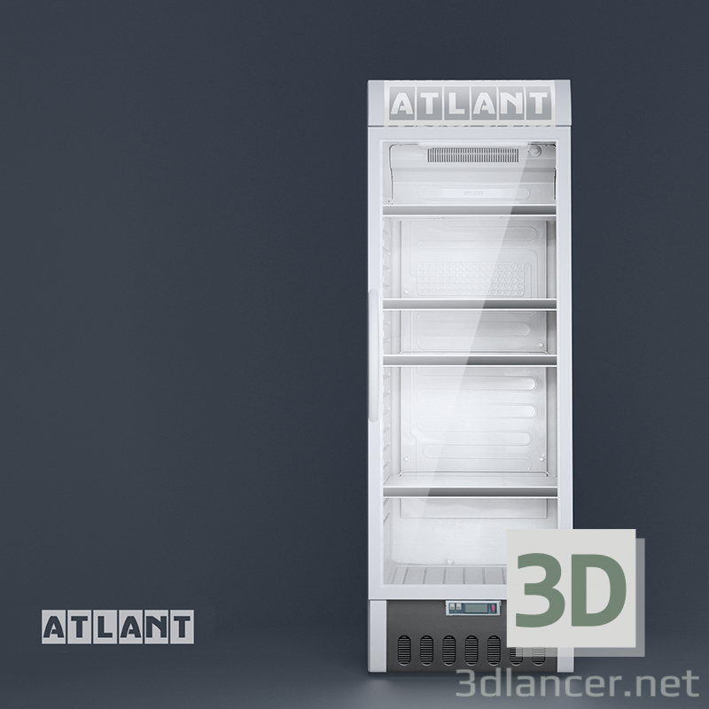 3d model Refrigerador profesional de una cámara ATLANT HT 1006 - vista previa