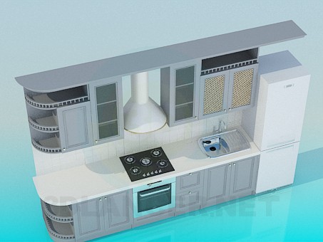 3d model Muebles de cocina - vista previa