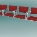 3d model Four-seater bench (570L4) - preview