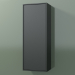 3d model Wall cabinet with 1 door (8BUBСCD01, 8BUBСCS01, Deep Nocturne C38, L 36, P 24, H 96 cm) - preview