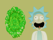 Rick Sanchez and the portal