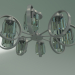 3d model Ceiling chandelier 10095-8 (satin nickel - clear crystal Strotskis) - preview