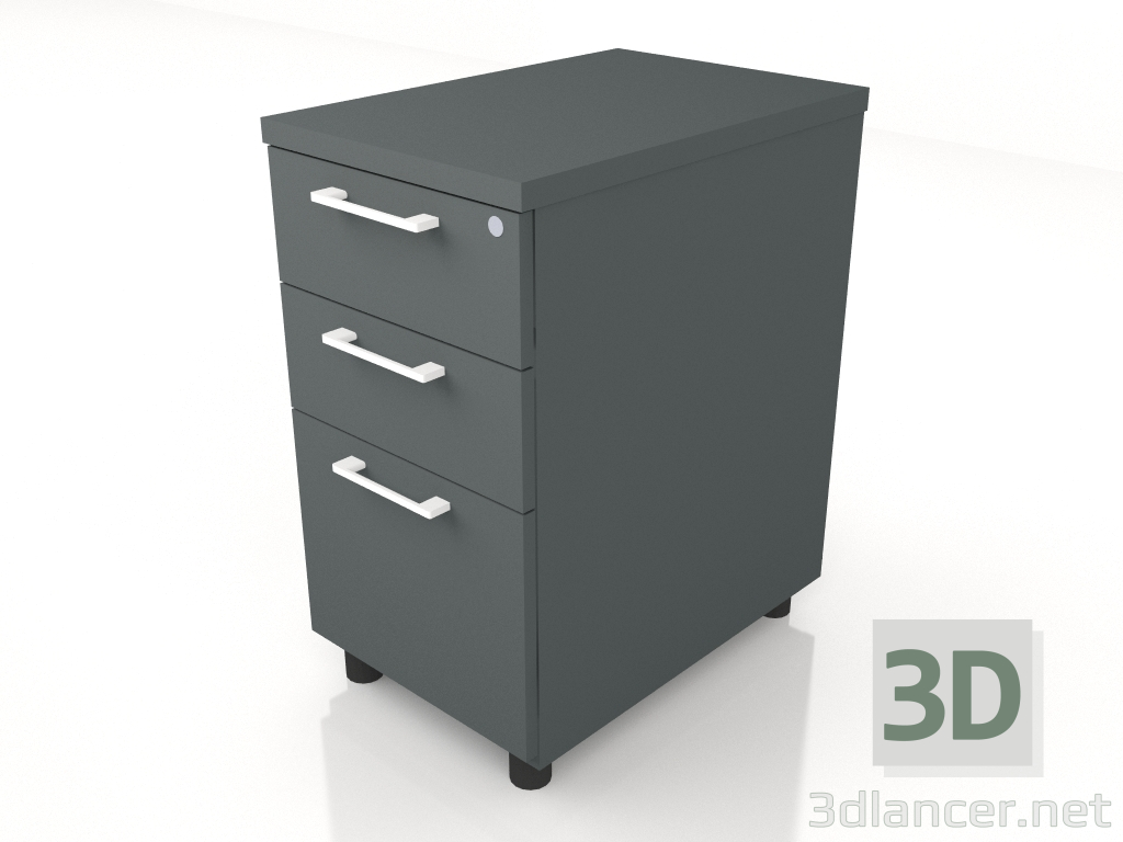 3D Modell Standfuß Standard KDT63 (402x600x740) - Vorschau