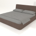 3d model Cama matrimonio Picea 2000 (marrón) - vista previa