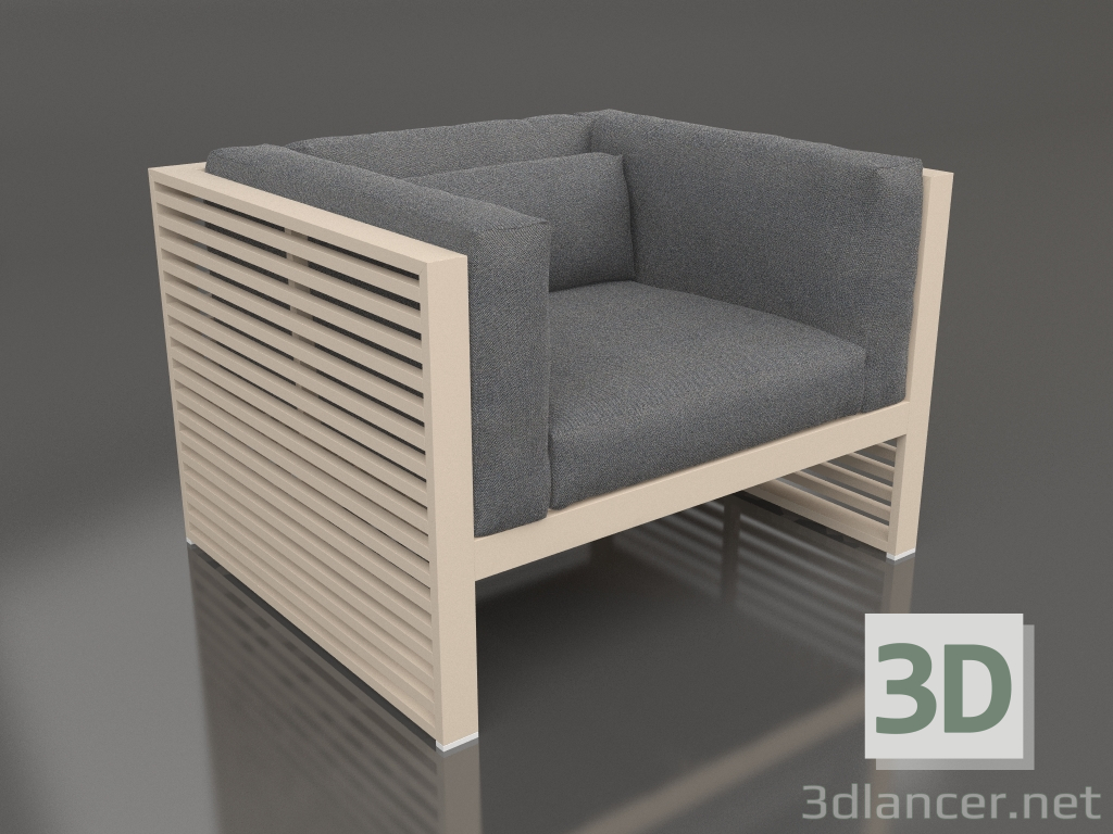 3d model Sillón (Arena) - vista previa