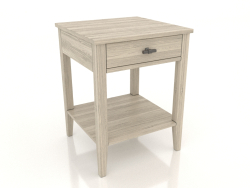 Bedside table STAND (lighted oak)