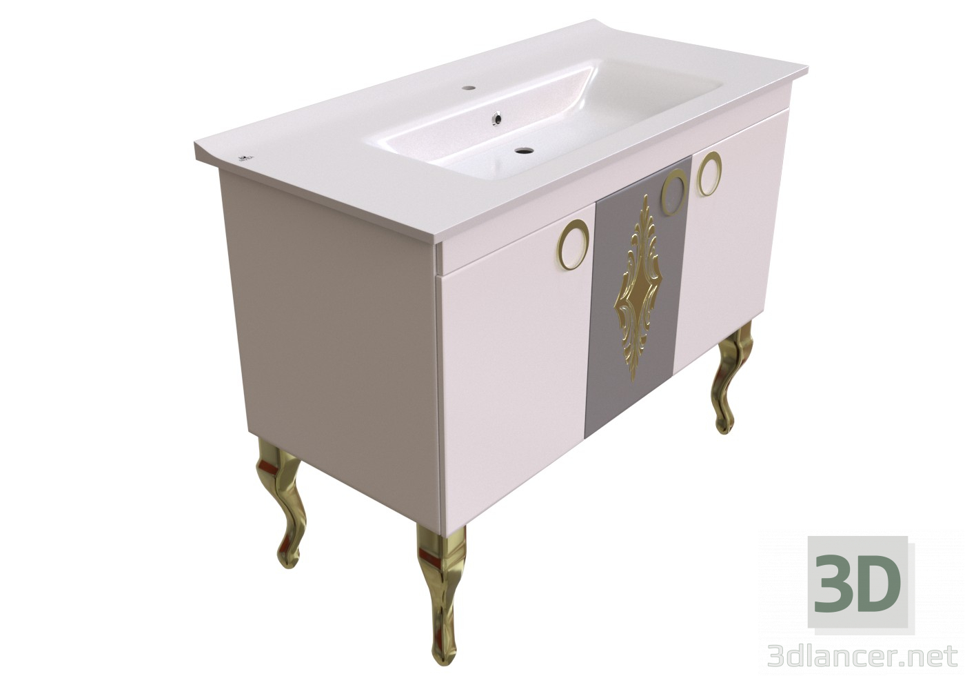 3d Washbasin model buy - render