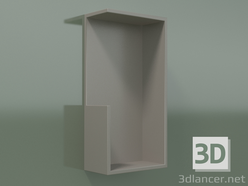 3d model Vertical shelf (90U19001, Clay C37, L 24, P 12, H 48 cm) - preview