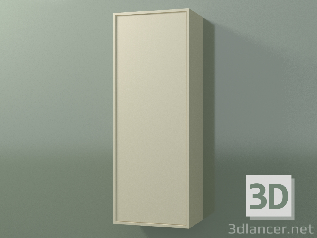 modello 3D Pensile con 1 anta (8BUBСCD01, 8BUBСCS01, Bone C39, L 36, P 24, H 96 cm) - anteprima