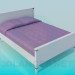 3D Modell Bett - Vorschau