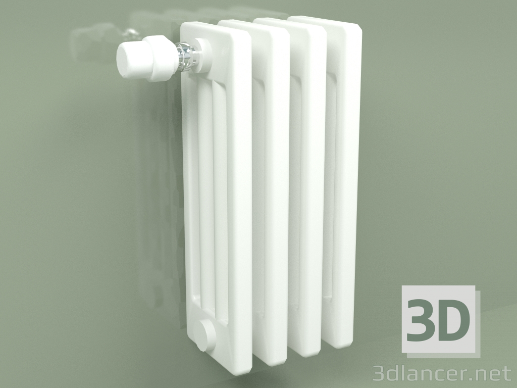 3D modeli Radyatör Delta Laserline (DL4, H 415 mm, RAL - 9016) - önizleme