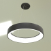 modello 3D Lampadario a sospensione a LED 3945-842RP 42W BK 4000K - anteprima