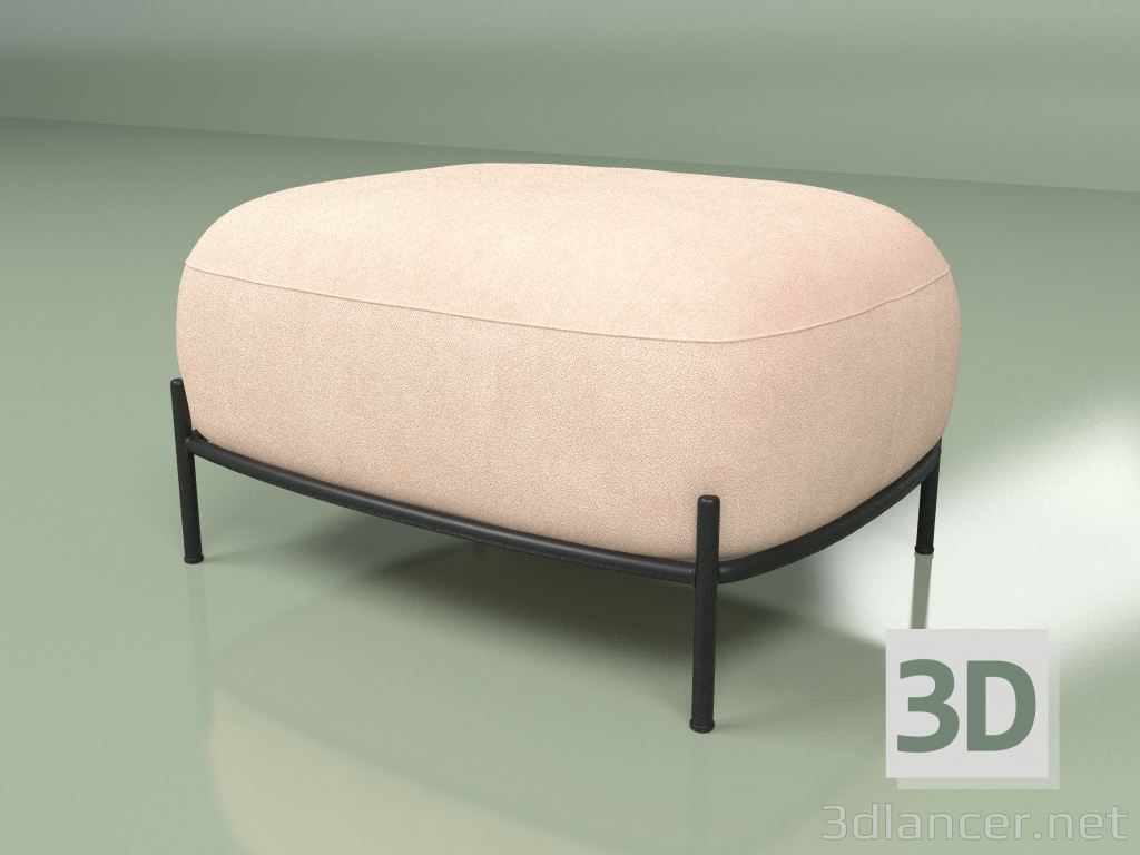 modello 3D Pouf Pawai larghezza 665 mm - anteprima