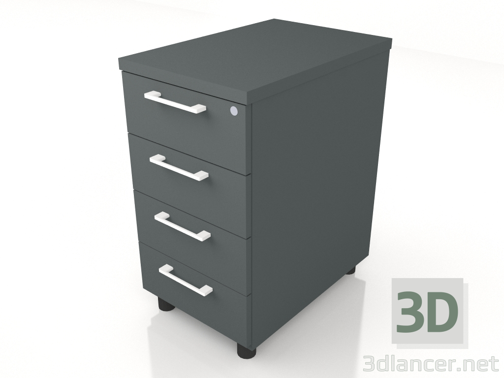 3d model Stationary pedestal Standard KDT64 (402x600x740) - preview