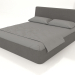 Modelo 3d Cama de casal Picea 1800 (cinza) - preview