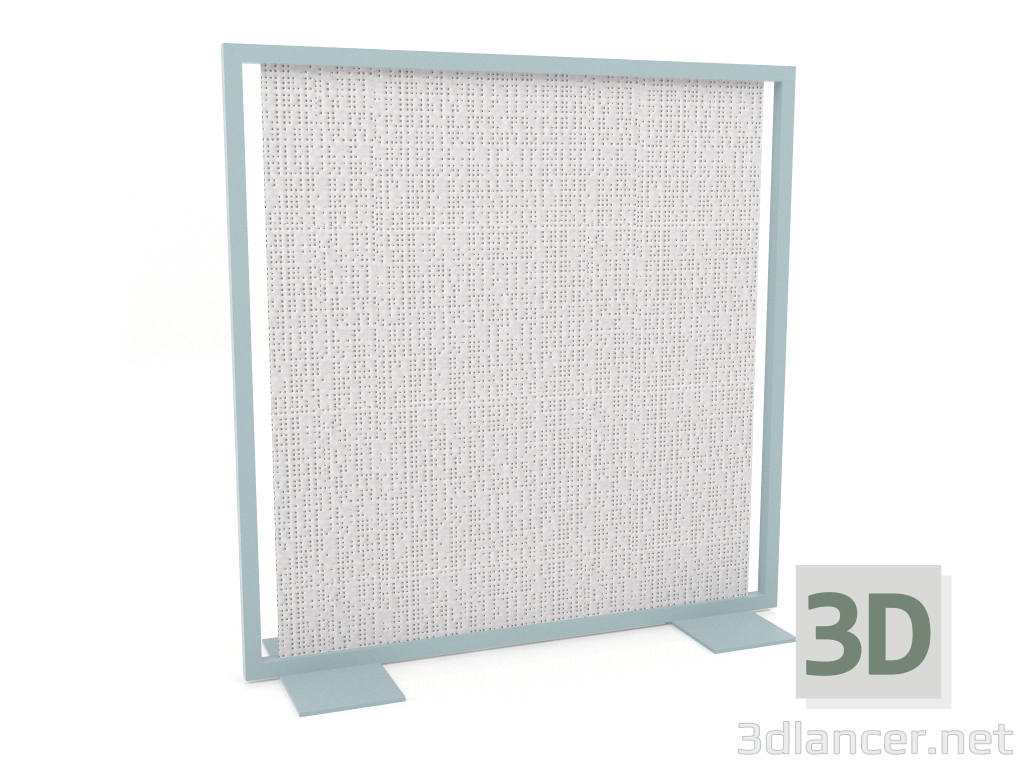 3d модель Экранная перегородка 150x150 (Blue grey) – превью