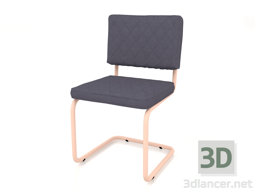 modèle 3D Chaise Diamond (Gris Galet) - preview