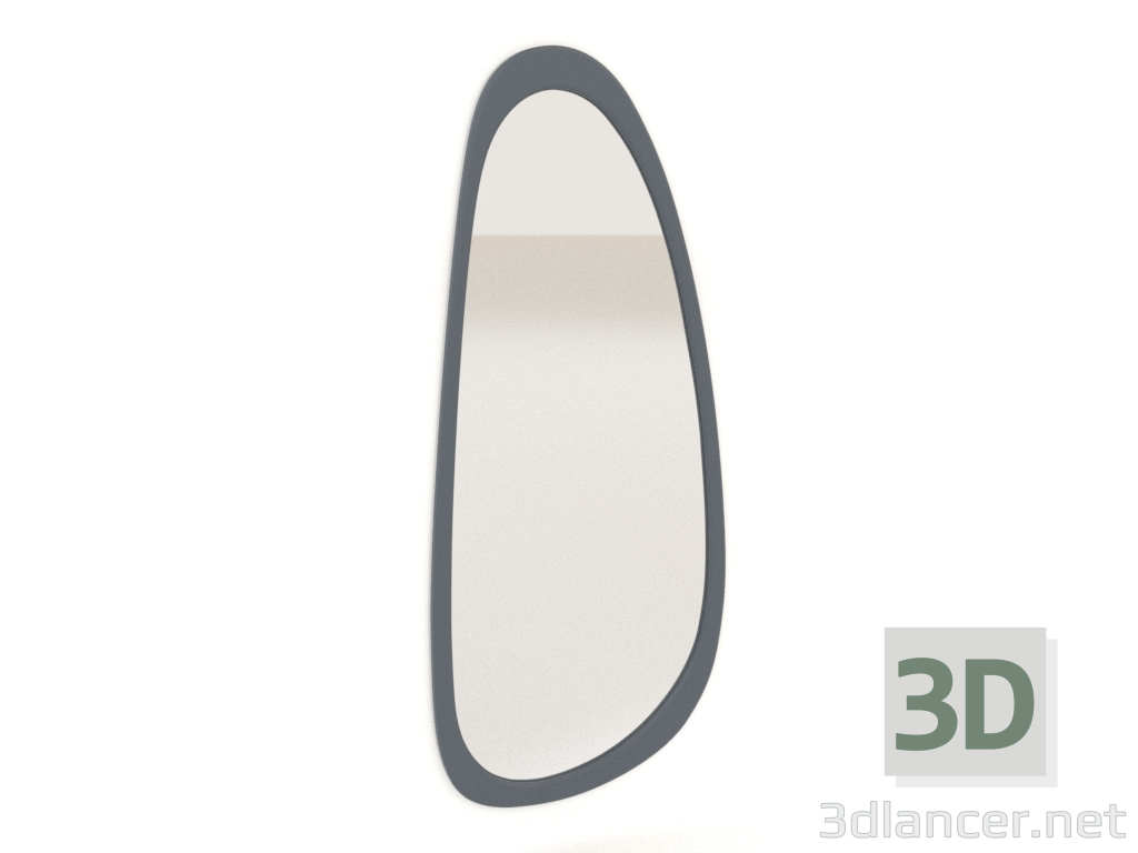 3d model ASYM wall mirror (slate) - preview 3d model ASYM wall mirror (slate) - preview