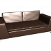 3D Modell Schlafsofa, dreifach Avedon - Vorschau