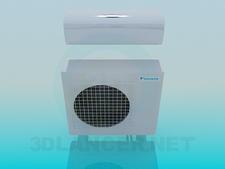 3d model Aire acondicionado - vista previa