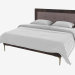 3d model Double bed BAILY (201.006) - preview