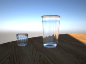 Glas facettiert + rmka