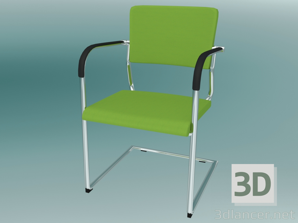 3d model Silla de visita (570V PP) - vista previa