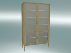 Vitrine com fachadas em vidro (Light Oak)