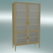 Modelo 3d Vitrine com fachadas em vidro (Light Oak) - preview