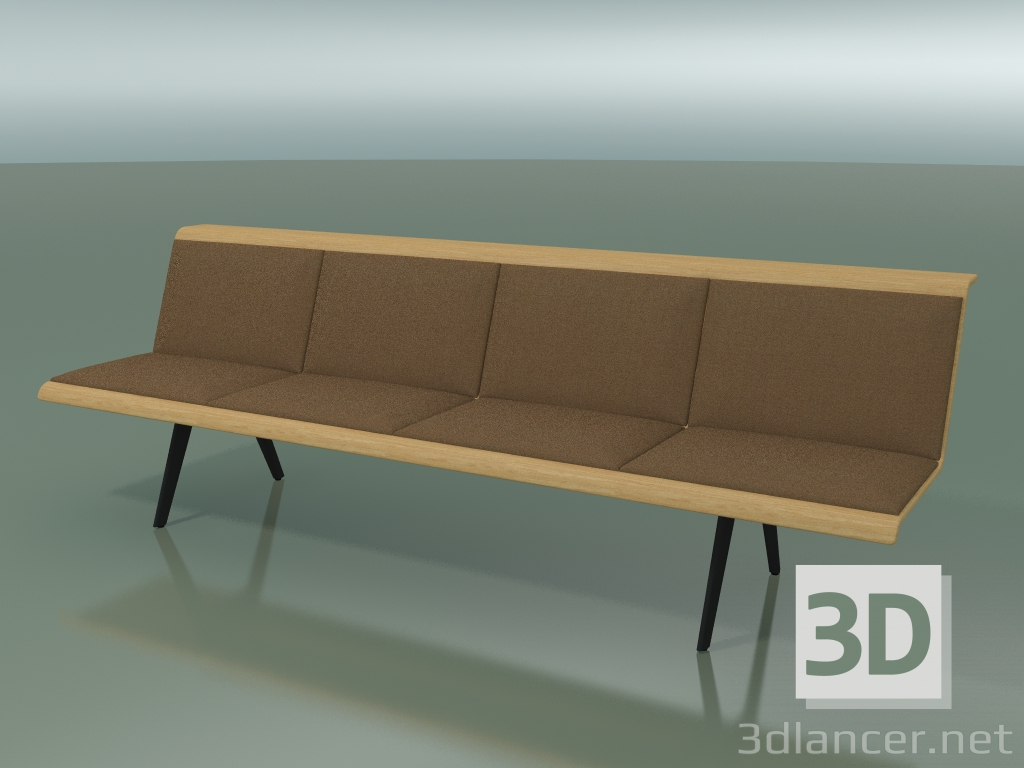 3d model Central module Waiting 4500 (L 240 cm, Natural oak) - preview