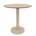 3d model Dining table on column leg Ø70 (Sand) - preview