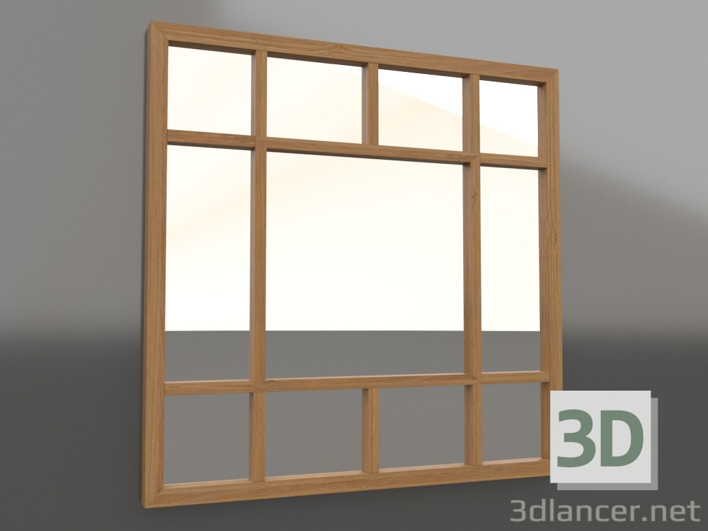 3d модель Дзеркало 1 (натуральний дуб) – превью 3d модель Дзеркало 1 (натуральний дуб) – превью