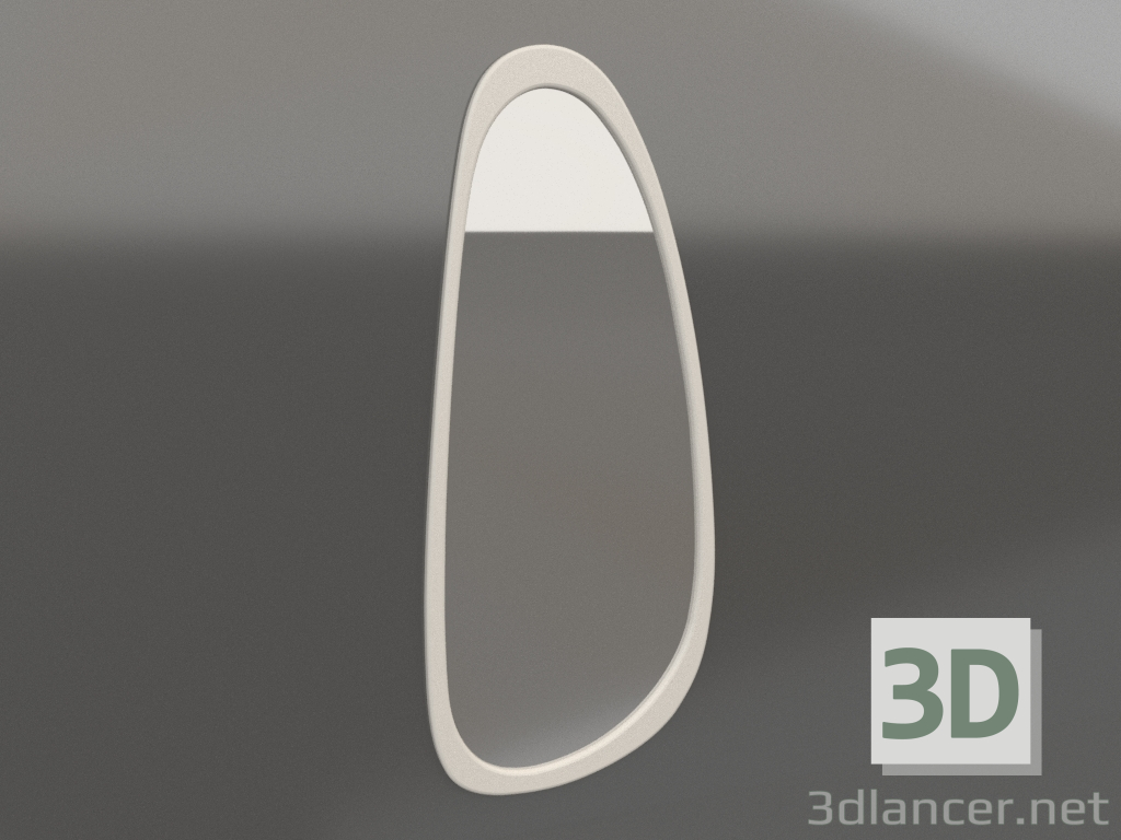 3D Modell ASYM Wandspiegel (milchig) - Vorschau 3D Modell ASYM Wandspiegel (milchig) - Vorschau