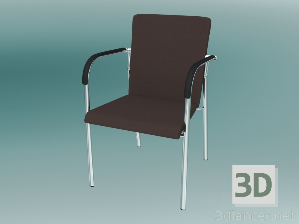 3d model Visitor Chair (670H PP) - preview