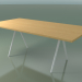 Modelo 3d Mesa retangular 5433 (H 74 - 100x200 cm, pés 180 °, carvalho natural folheado L22, V12) - preview