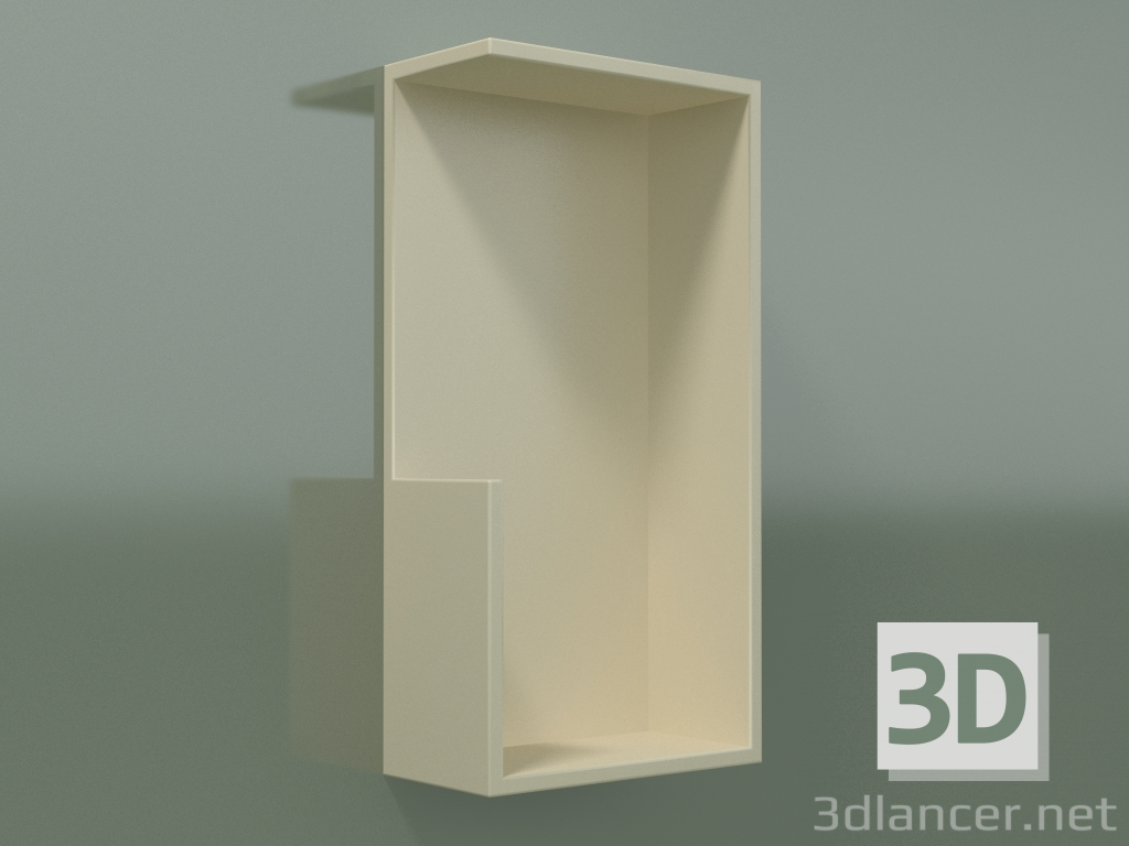 3d модель Вертикальная полка (90U19001, Bone C39, L 24, P 12, H 48 cm) – превью