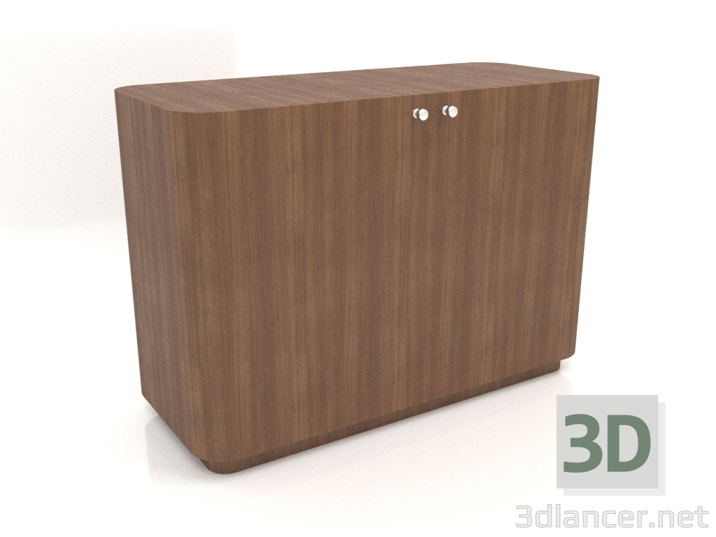 3D Modell Schrank TM 031 (1060x450x750, Holzbraun hell) - Vorschau