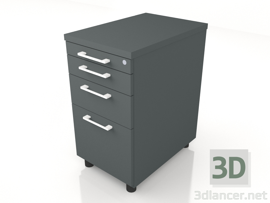 3D Modell Standfuß Standard KRT63 (402x600x740) - Vorschau