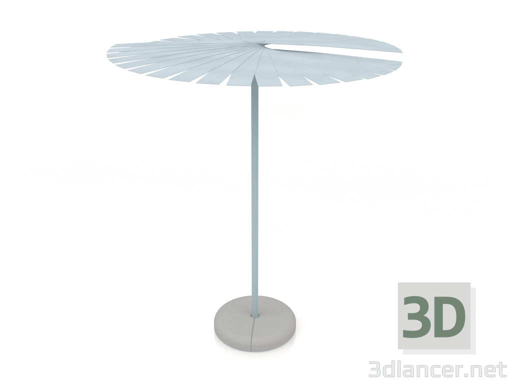 3d model Paraguas plegable (Gris azul) - vista previa