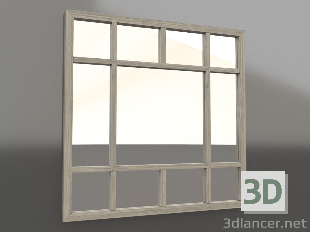 modello 3D Specchio 1 (rovere schiarito) - anteprima modello 3D Specchio 1 (rovere schiarito) - anteprima