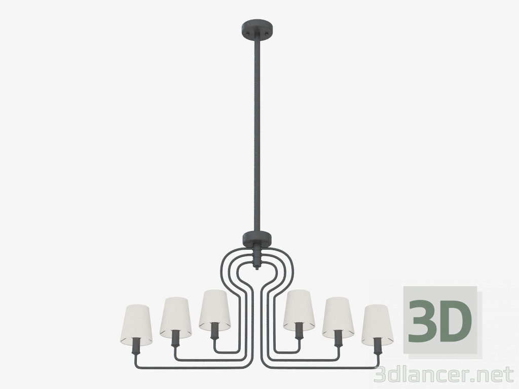 3d model Chandelier (S111017 6) - preview