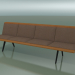 3d model Central module Waiting 4500 (L 240 cm, Teak effect) - preview