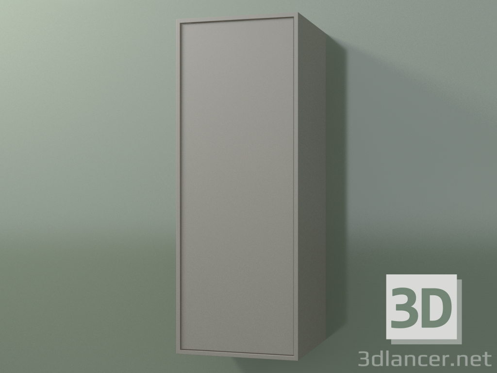 modello 3D Pensile con 1 anta (8BUBСDD01, 8BUBСDS01, Clay C37, L 36, P 36, H 96 cm) - anteprima