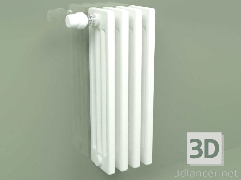 3d model Radiator Delta Laserline (DL4, H 550 mm, RAL - 9016) - preview