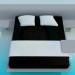 3D Modell Bett - Vorschau