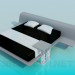 3D Modell Bett - Vorschau