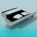 3D Modell Bett - Vorschau