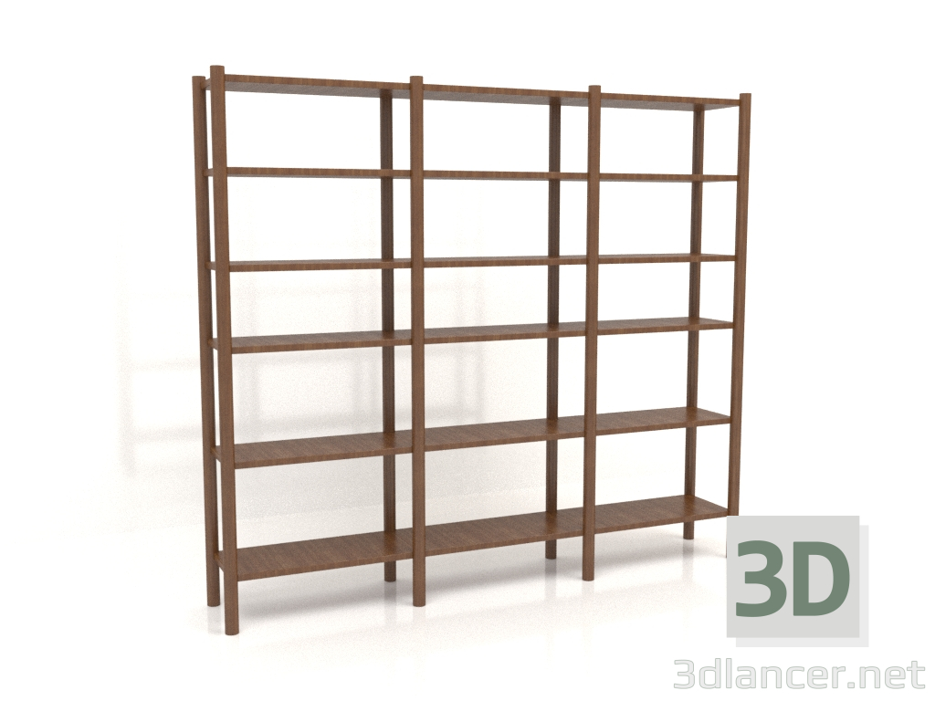 3d model Rack (1800х300х1600, wood brown light) - preview